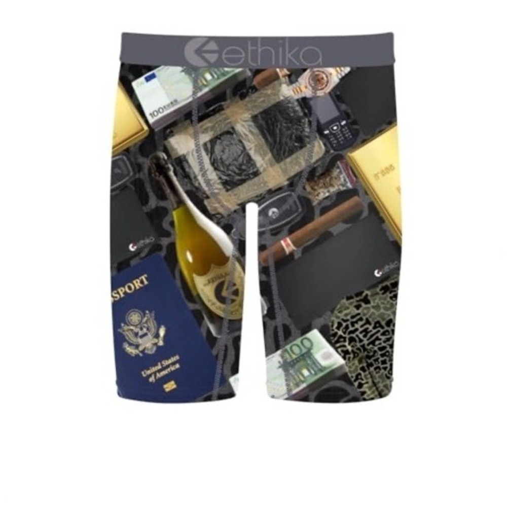 Ethika Men's Boxer Brief, Knee Length L More Motion